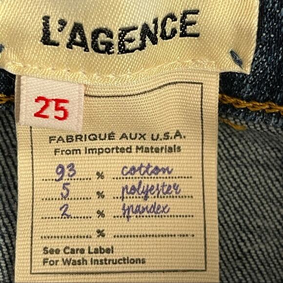 L’AGENCE Piper Button Hem Skinny Jeans Size 25 NWT - Picture 10 of 10